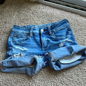 American eagle jean shorts